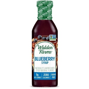 image:imageWalden Farms Caramel Syrup  Perfect for Coffee Desserts Ice Cream  Zero Calorie SugarFree Low Carb KetoFriendly GlutenFree Vegan  12 oz BottleBlueberry