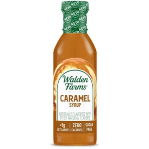 image:imageWalden Farms Caramel Syrup  Perfect for Coffee Desserts Ice Cream  Zero Calorie SugarFree Low Carb KetoFriendly GlutenFree Vegan  12 oz BottleCaramel