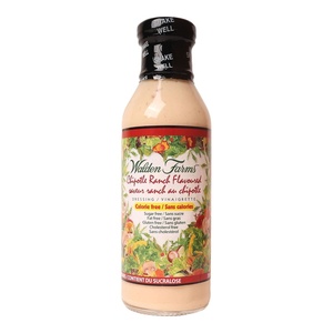 image:imageWalden Farms Chipotle Ranch Dressing Fat Free Zero Calories 12 Fluid Ounces Pack Of 6