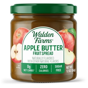 image:imageWalden Farms Chocolate Peanut Spread  Zero Calorie Low Carb KetoFriendly Vegan SugarFree Chocolate Peanut Flavor  12 oz BottleApple Butter Fruit