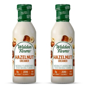 image:imageWalden Farms Hazelnut Coffee Creamer  Zero Calorie FatFree SugarFree Low Carb KetoFriendly DairyFree Vegan  2Pack 12 oz Bottles