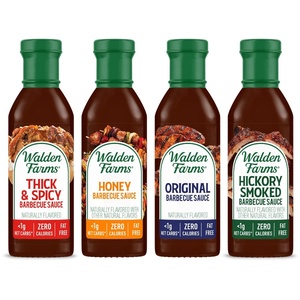 image:imageWalden Farms Hickory Smoked BBQ Sauce  Zero Calorie Sugar Free Keto amp No Carb Gourmet Marinade for Chicken Ribs Pork amp More  12 oz BottleThick  Spicy Barbecue  Honey Barbecue  Original Barbecue  Hickory Smoked Barbecue