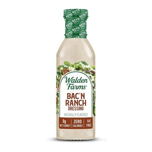 image:imageWalden Farms Ranch Dressing  CalorieFree GlutenFree Low Carb KetoFriendly SugarFree DairyFree Creamy Ranch Flavor  1 Pack 12 oz BottleBacn Ranch