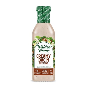 image:imageWalden Farms Ranch Dressing  CalorieFree GlutenFree Low Carb KetoFriendly SugarFree DairyFree Creamy Ranch Flavor  1 Pack 12 oz BottleCreamy Bacn