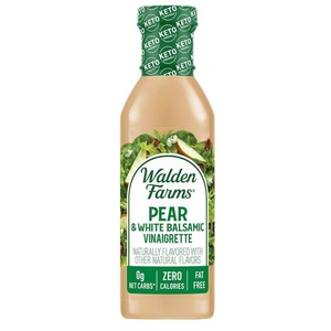 image:imageWalden Farms Ranch Dressing  CalorieFree GlutenFree Low Carb KetoFriendly SugarFree DairyFree Creamy Ranch Flavor  1 Pack 12 oz BottlePear  White Balsamic Vinaigrette
