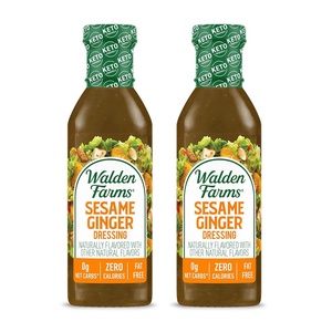 image:imageWalden Farms Ranch Dressing  CalorieFree GlutenFree Low Carb KetoFriendly SugarFree DairyFree Creamy Ranch Flavor  1 Pack 12 oz BottleSesame Ginger