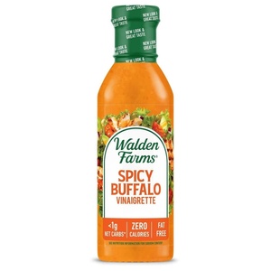 image:imageWalden Farms Ranch Dressing  CalorieFree GlutenFree Low Carb KetoFriendly SugarFree DairyFree Creamy Ranch Flavor  1 Pack 12 oz BottleSpicy Buffalo Vinaigrette