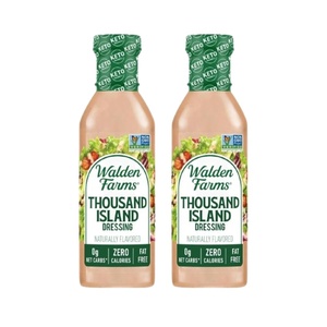 image:imageWalden Farms Thousand Island Dressing  CalorieFree GlutenFree Low Carb KetoFriendly SugarFree DairyFree Creamy Thousand Island Flavor  2Pack 12 oz Bottles