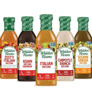 image:imageWalden Farms Variety Pack Dressings 12 oz Bottle Fresh and Delicious Salad Topping Sugar Free 0g Net Carbs Condiment Zesty Italian Italian Dressing Asian Chipotle Ranch and Sesame Ginger